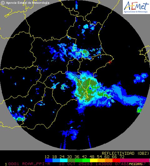 Radar Valencia/Murcia cycle 0