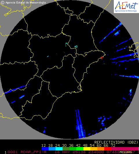 Radar Valencia/Murcia cycle 0