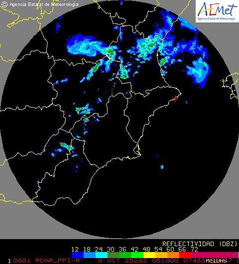 Radar Valencia/Murcia cycle 0