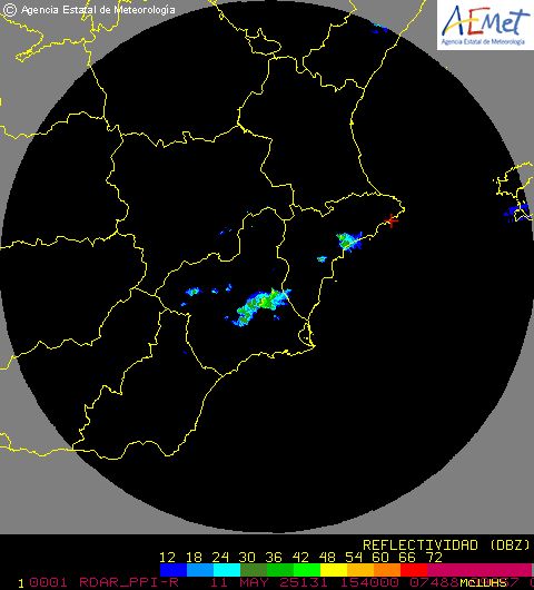 Radar Valencia/Murcia cycle 0