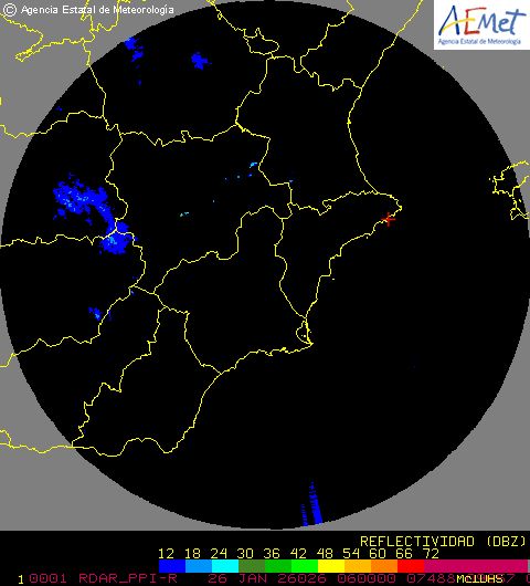 Radar Valencia/Murcia cycle 0