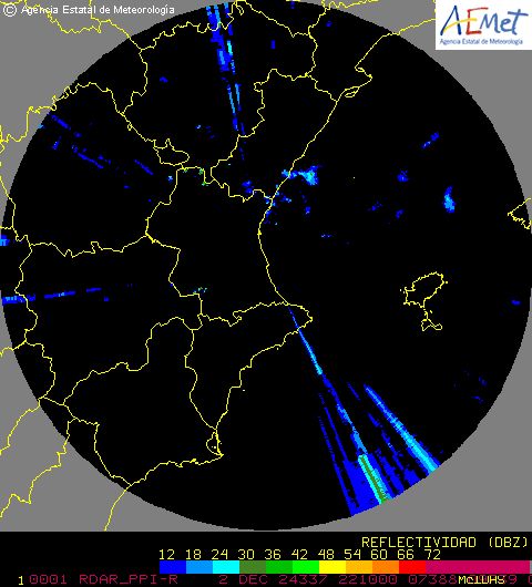 Radar Valencia/Murcia cycle 0