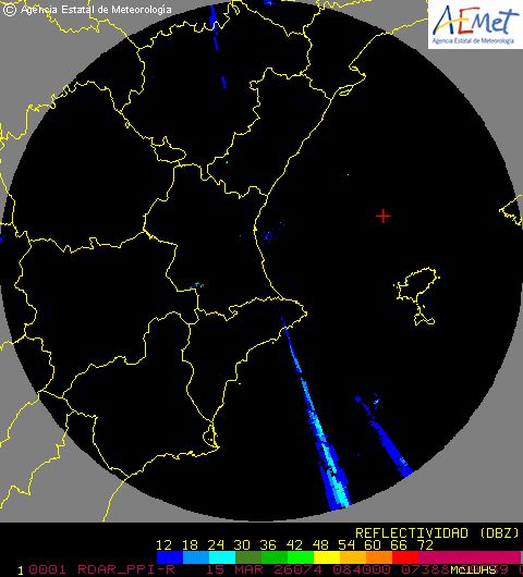 Radar Valencia/Murcia cycle 0