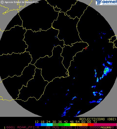 Radar Valencia/Murcia cycle 0