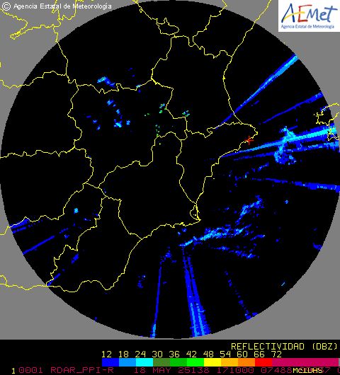 Radar Valencia/Murcia cycle 0