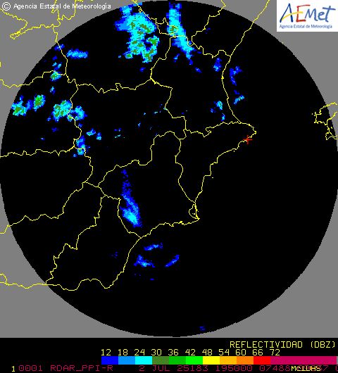Radar Valencia/Murcia cycle 0