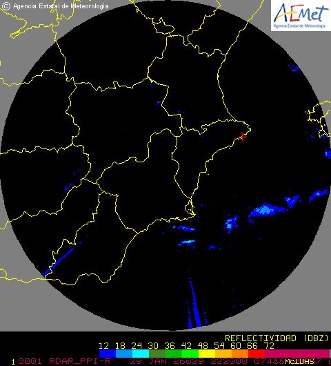 Radar Valencia/Murcia cycle 0