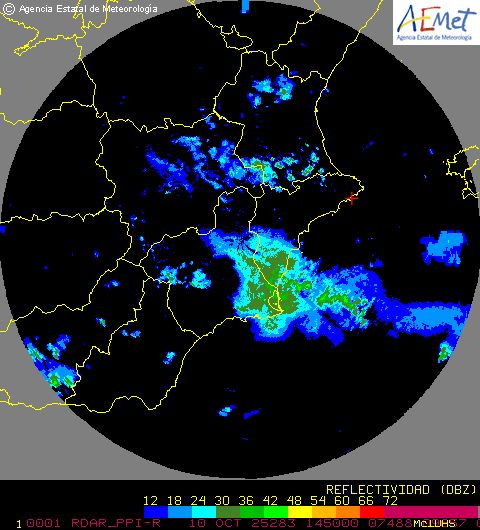 Radar Valencia/Murcia cycle 0