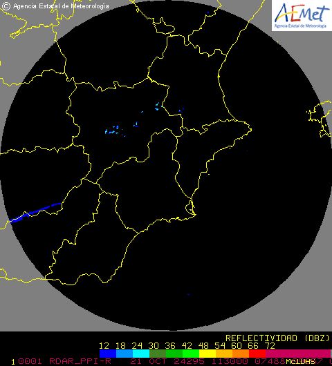 Radar Valencia/Murcia cycle 0