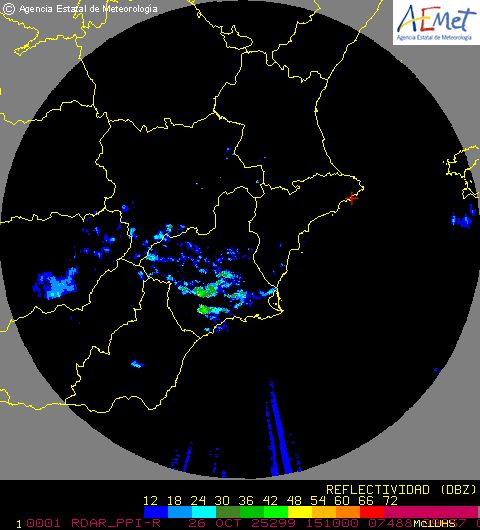 Radar Valencia/Murcia cycle 0
