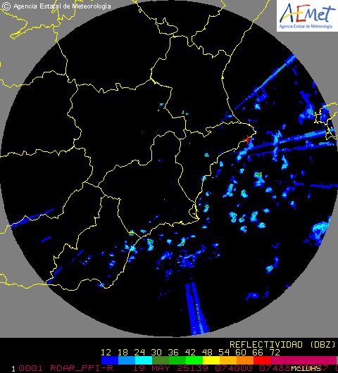 Radar Valencia/Murcia cycle 0
