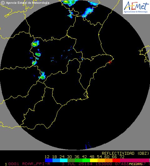 Radar Valencia/Murcia cycle 0