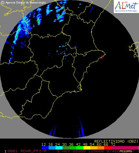 Radar Valencia/Murcia cycle 1