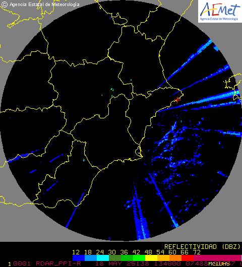 Radar Valencia/Murcia cycle 1