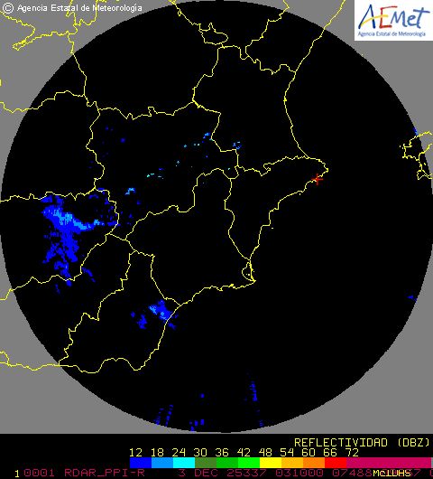 Radar Valencia/Murcia cycle 1