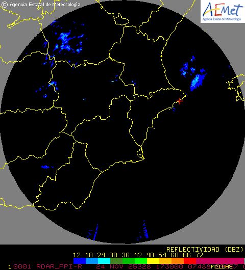 Radar Valencia/Murcia cycle 1