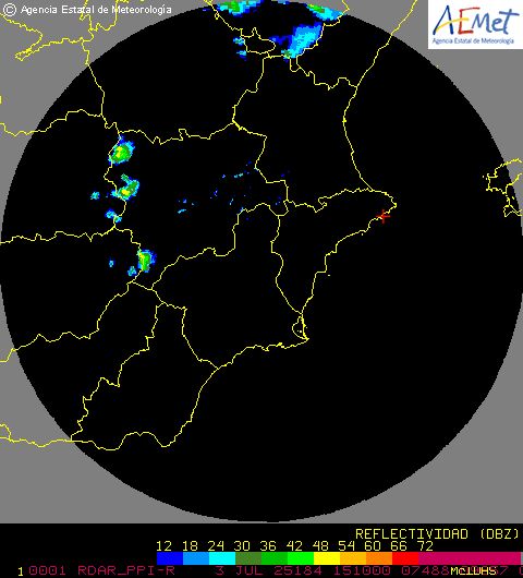 Radar Valencia/Murcia cycle 1