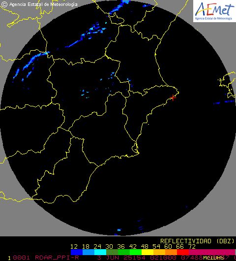 Radar Valencia/Murcia cycle 1