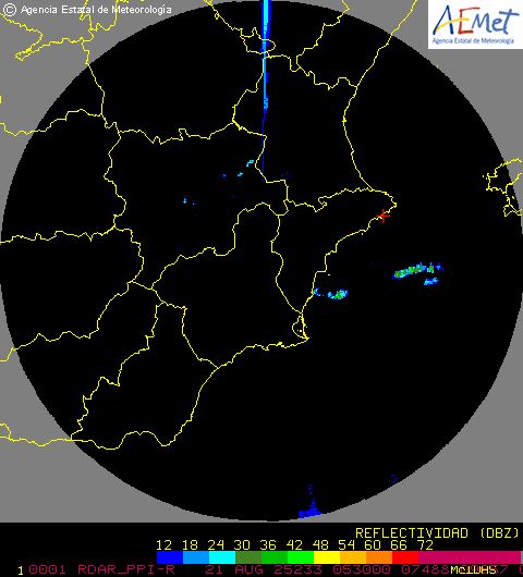 Radar Valencia/Murcia cycle 4