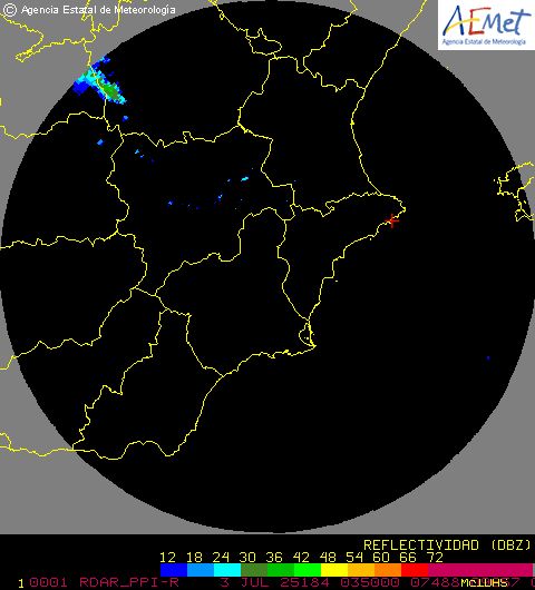 Radar Valencia/Murcia cycle 4