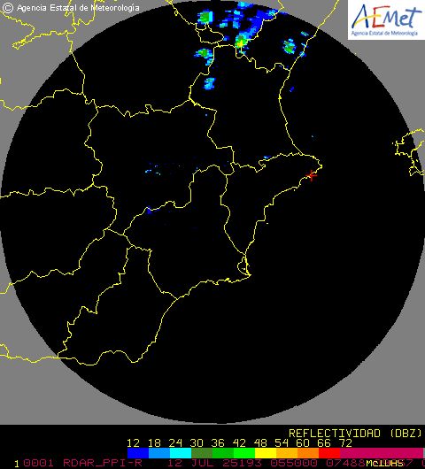 Radar Valencia/Murcia cycle 4