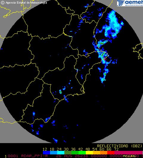 Radar Valencia/Murcia cycle 4
