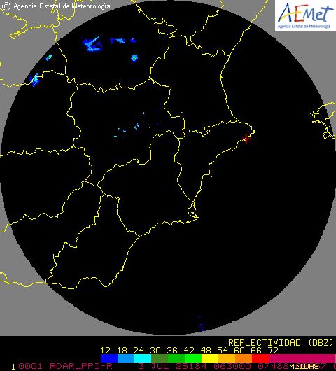 Radar Valencia/Murcia cycle 4