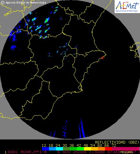Radar Valencia/Murcia cycle 5