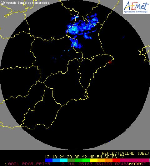 Radar Valencia/Murcia cycle 5