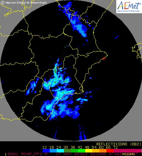 Radar Valencia/Murcia cycle 6
