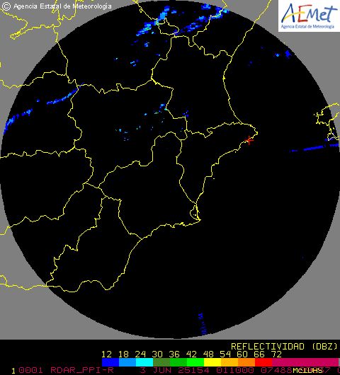Radar Valencia/Murcia cycle 6