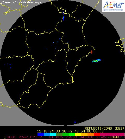 Radar Valencia/Murcia cycle 6