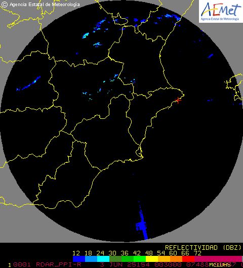 Radar Valencia/Murcia cycle 6