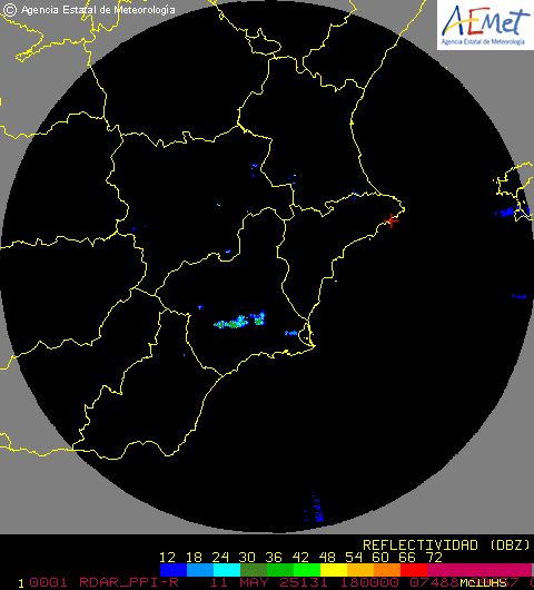 Radar Valencia/Murcia cycle 6