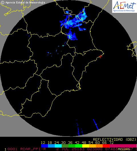 Radar Valencia/Murcia cycle 6