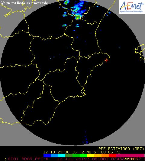 Radar Valencia/Murcia cycle 6