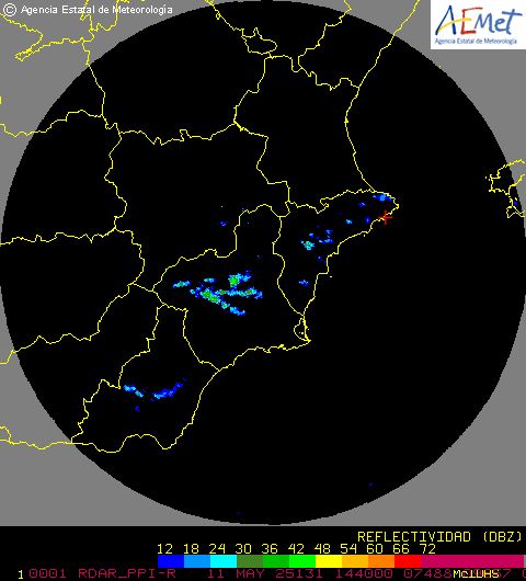 Radar Valencia/Murcia cycle 6