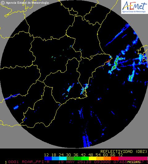 Radar Valencia/Murcia cycle 6