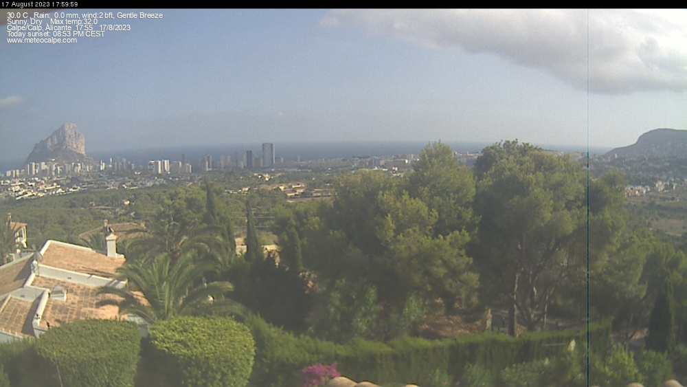 Web Cam History Image - 1825